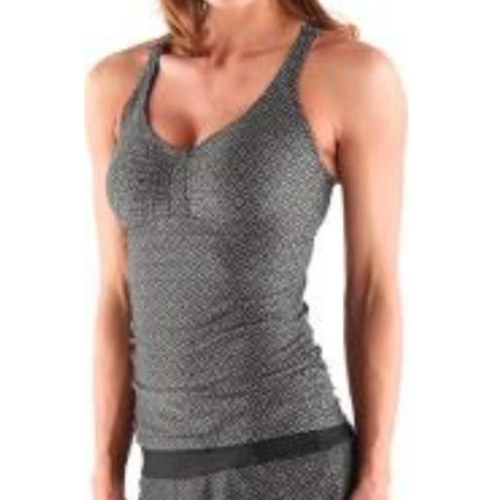 Prana Aelyn Underwire Geometric Tankini Swim Top